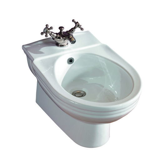 Victorian wall mounted bidet in classic style