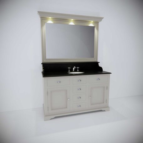 Carlton cottage bathroom furniture with 1 basin frame