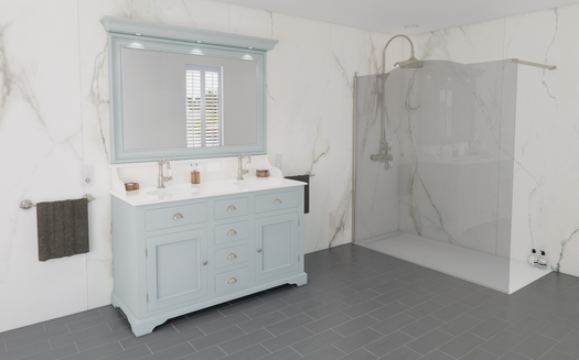 Carlton bathroom vanity unit in Cottage style