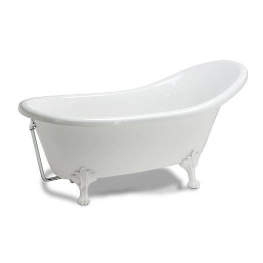 Freestanding country bathtub Clarence II with feet