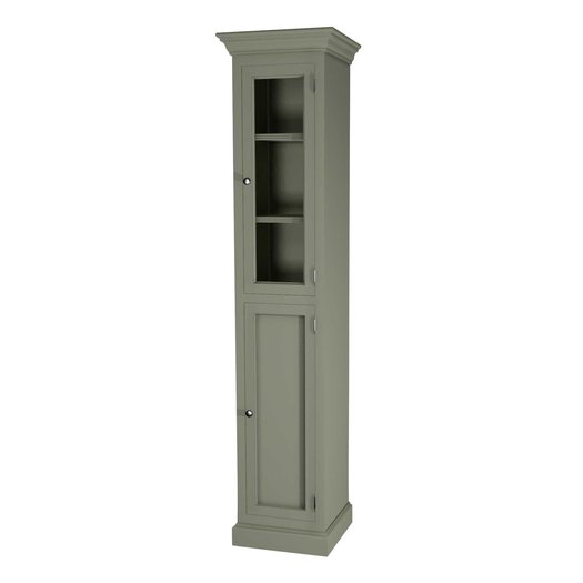 Classic tall cabinet with glass door 600.18047R in retro style