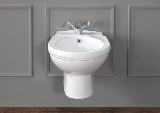 Empire bidet, wall hung