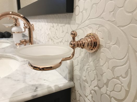 Elegant Agora wall-mounted soap holder