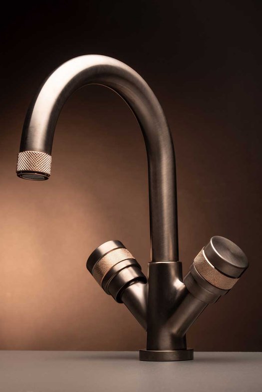 Contemporary washbasin faucet Khady 950.2436.21.xx