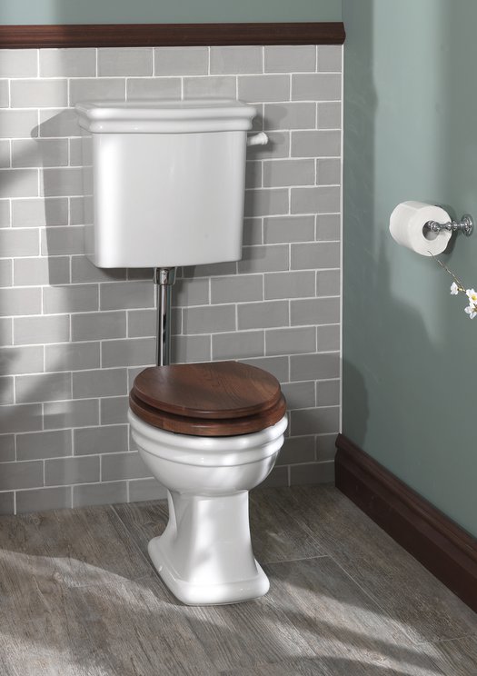 Loxley country style toilet with low level cistern