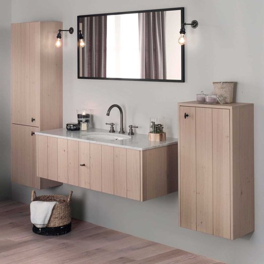 Example of a sleek country bathroom