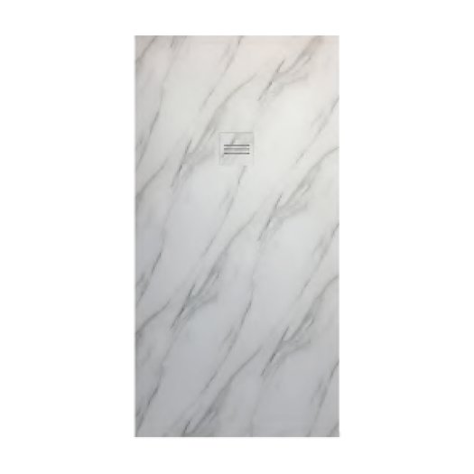 Mirage shower floor with AcryPrint marble style