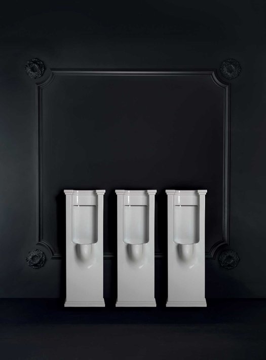 Unique urinal for hotel, restaurant or cafe