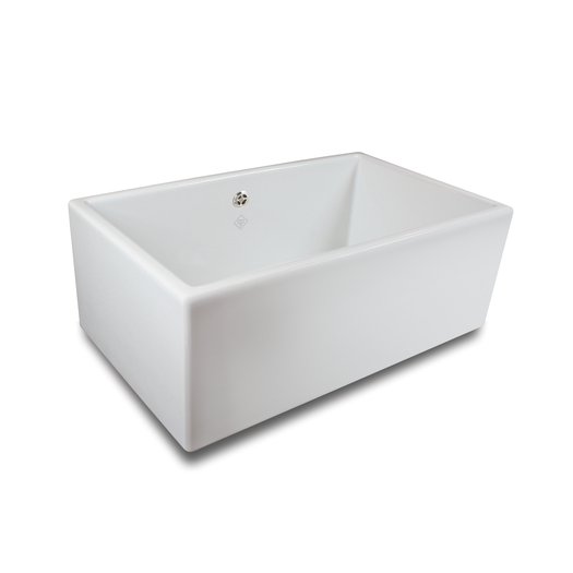 Shaker Single kitchen porcelain sink