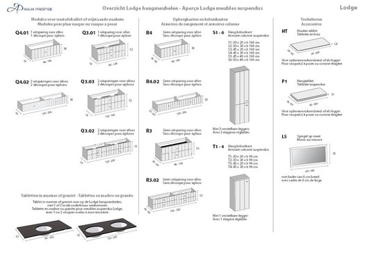 Overzicht Lodge hangmeubelen