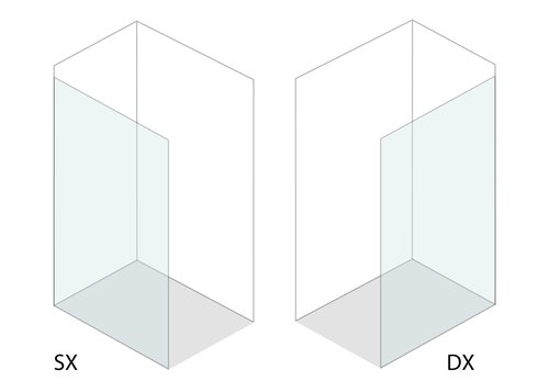 configuration shower enclosures