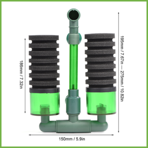 Double Sponge Filter Media Box