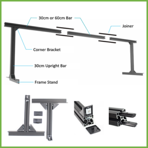 Micmol Sky Mounting Rack System 150cm