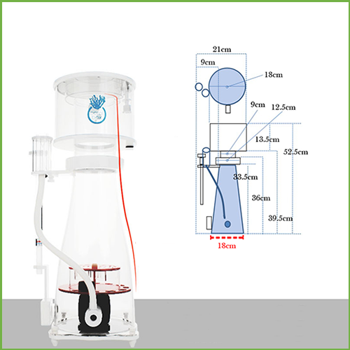 Coral Box D500 PLUS Protein Skimmer