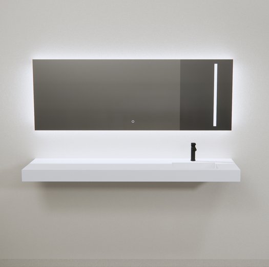 115.TF51 miroir Led sur mesure pour la salle de bains design