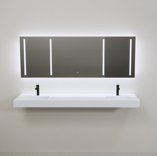 115.TF54 Miroir led pour la salle de bain design