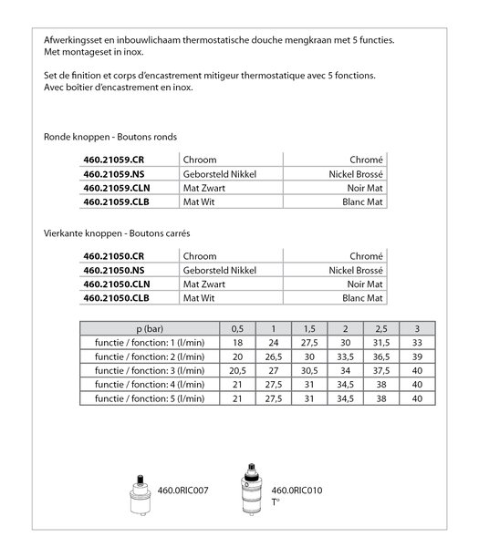 Références 460.21059 - 460.21050