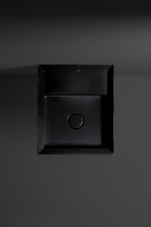 Lavabo Cut 38 x 45 cm noir mat