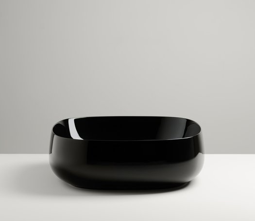 Seed lavabo 55 x 30 cm Blinkend zwart