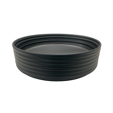Vrijstaande lavabo Ring in het mat zwart