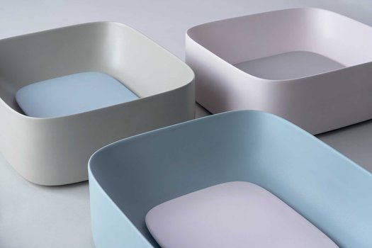 Lavabo Acquerello dans de jolies couleurs