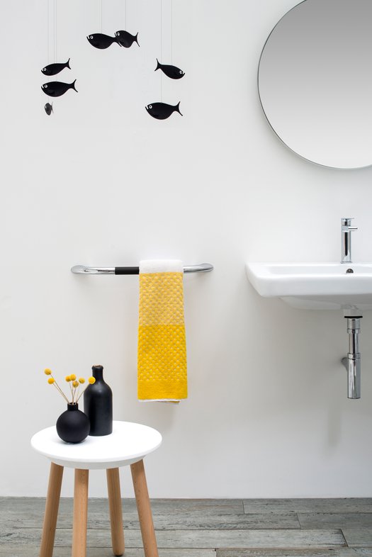 Design handdoekhouder voor de badkamer