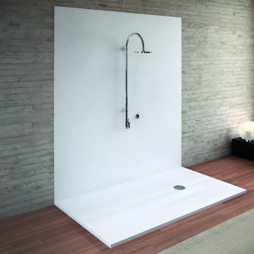 Centuria Smooth douchevloer en douche panelen