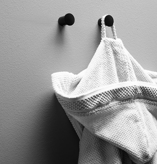 Trendy haak voor badjas of handdoek