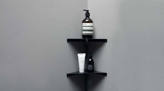 Etagère d'angle Elegance pour douche