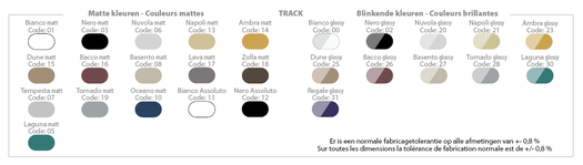 TRACK kleuren