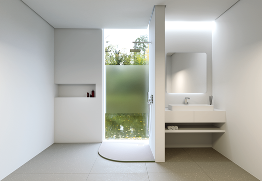 Design lavabo in acryl solid surface van Mcbath