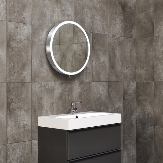 Miroir Led contemporain avec fonction extensible