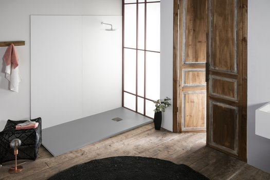 Receveur de douche Quadro sur mesure et antidérapant pour la salle de bain tendance