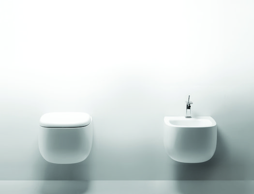 WC et bidet Seed pour salle de bains contemporaine