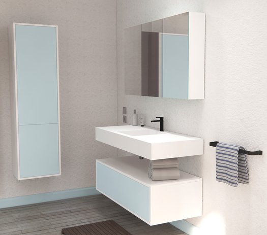AquaDesign armoires de toilette pour la salle de bains design