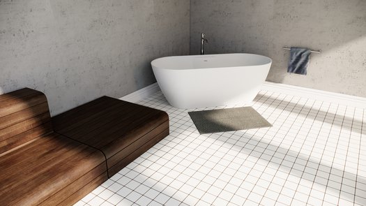 Baignoire design Titanium dans une salle de bains design