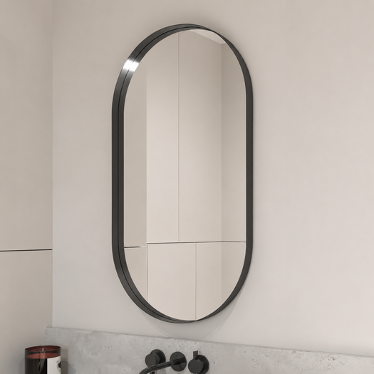 WL15 spiegel met metalen frame