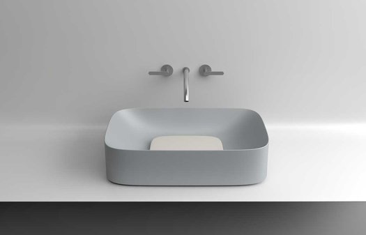 Lavabo à poser Acquerello de 60 x 38 x h 15 cm