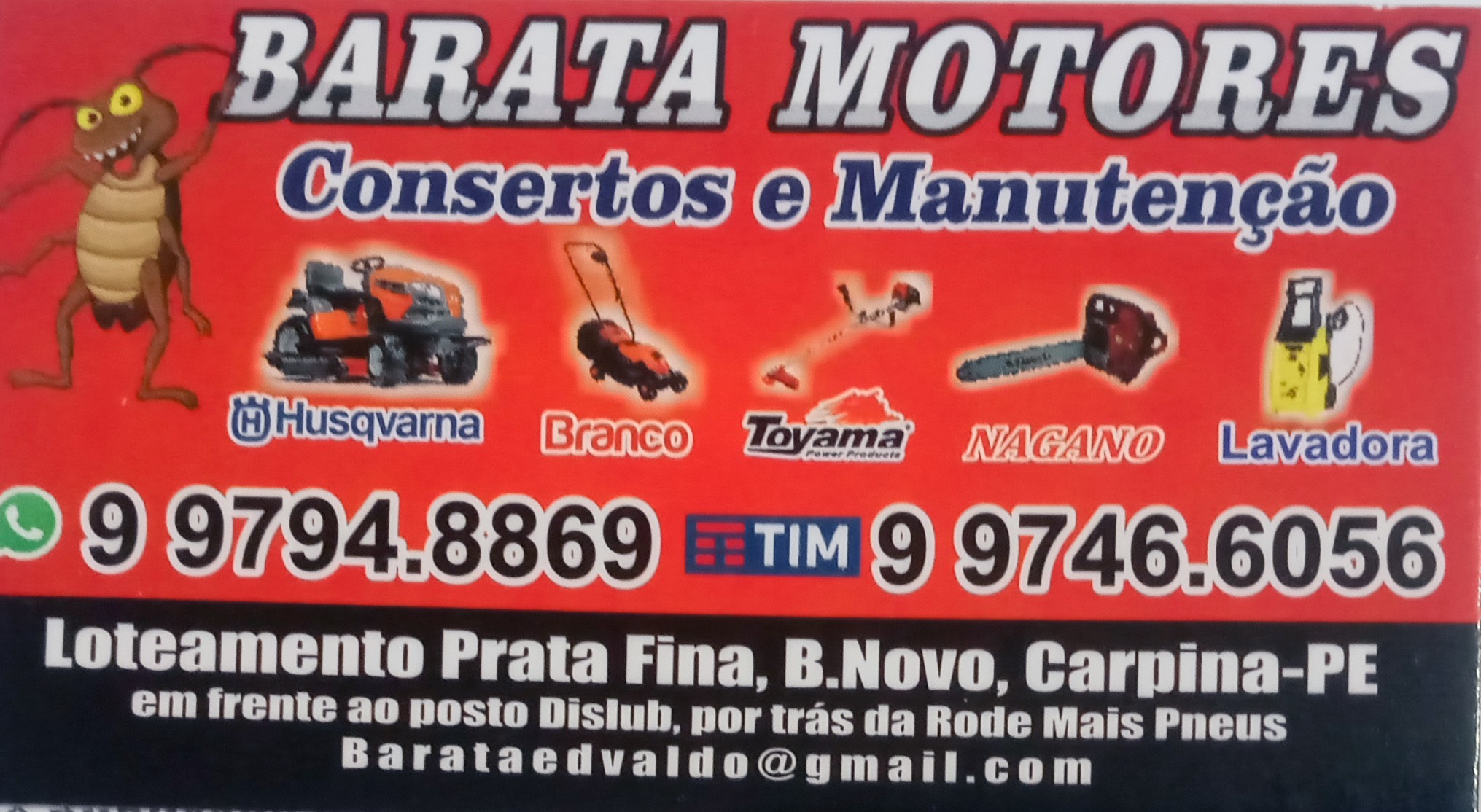 Barata Motores em Carpina-AquitemPE Barata Motores em Carpina-AquitemPE