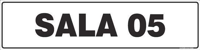 Placa sala 05