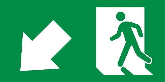 PLACA SAÍDA A ESQUERDA BAIXO