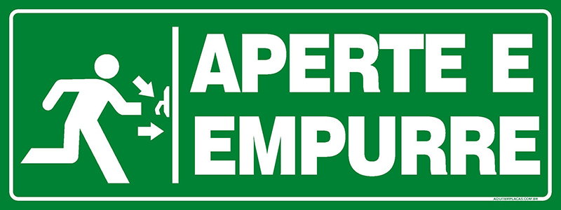PLACA APERTE E EMPURRE