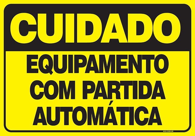 PLACA EQUIPAMENTO COM PARTIDA AUTOMÁTICA