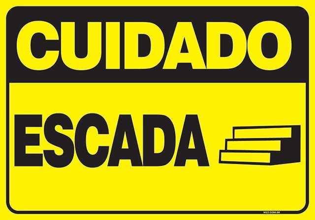 PLACA ESCADA