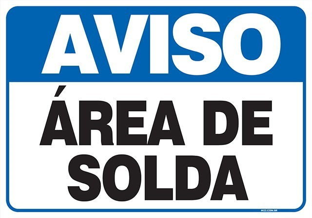 PLACA ÁREA DE SOLDA