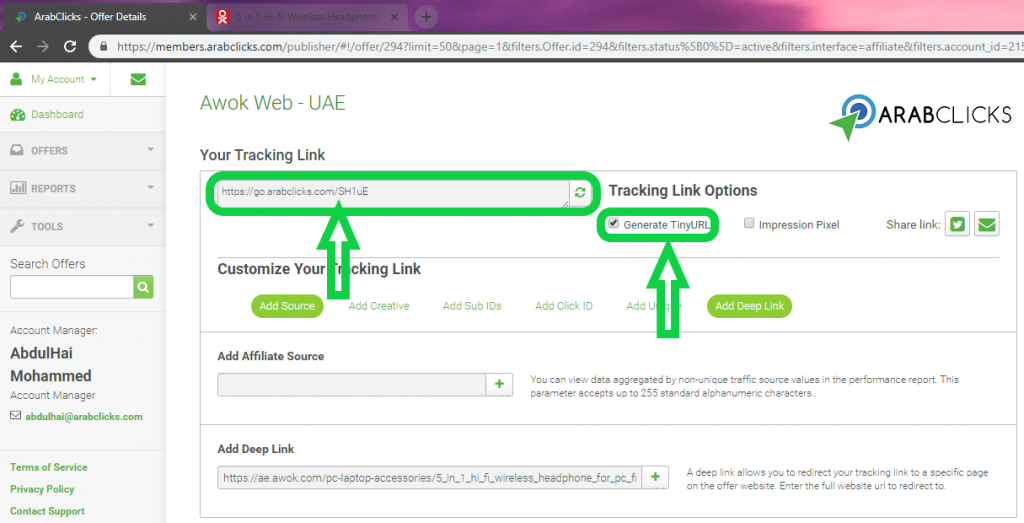 SmartLink shortener is found HERE