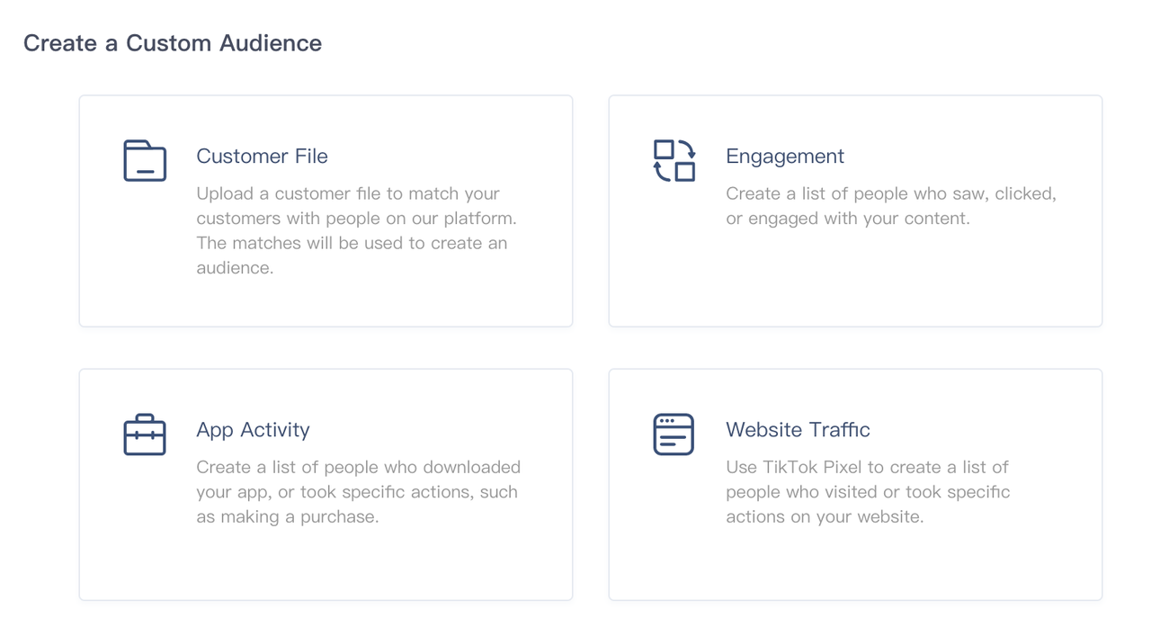 How to Create a Custom TikTok Audience