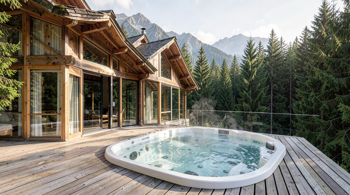 Chalet mit Whirlpool im Schwarzwald: Naturerlebnis im Fokus einer modernen Erholungsarchitektur