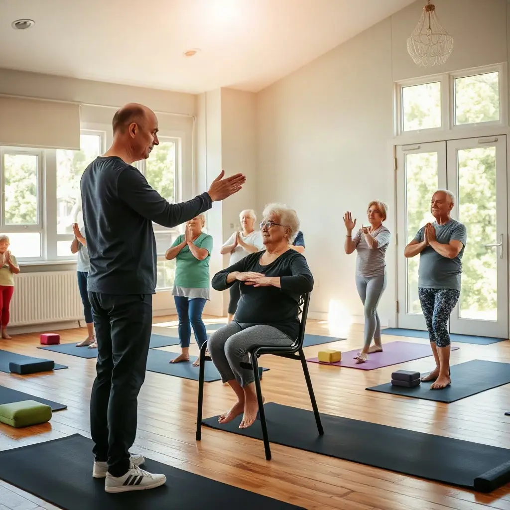 Yoga adaptada para idosos: locais, duração e custos das aulas: um guia informativo