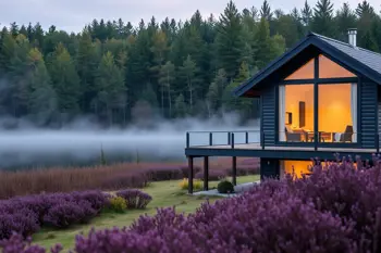 Ruhe und Naturerlebnis am Wasser: Unterkunft zur Miete in der Lüneburger Heide mit Seeblick für 7 Tage